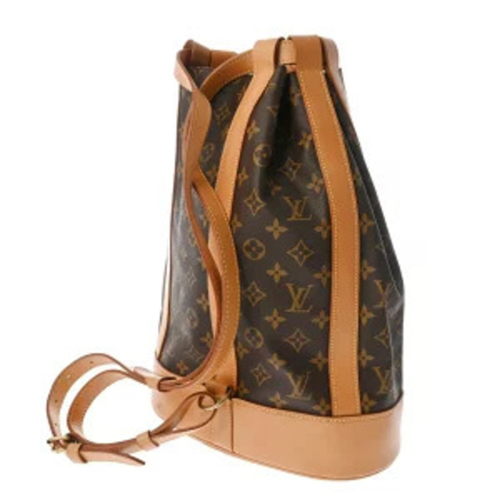 Louis Vuitton Bag Monogram Canvas Shoulder Brown Randonee